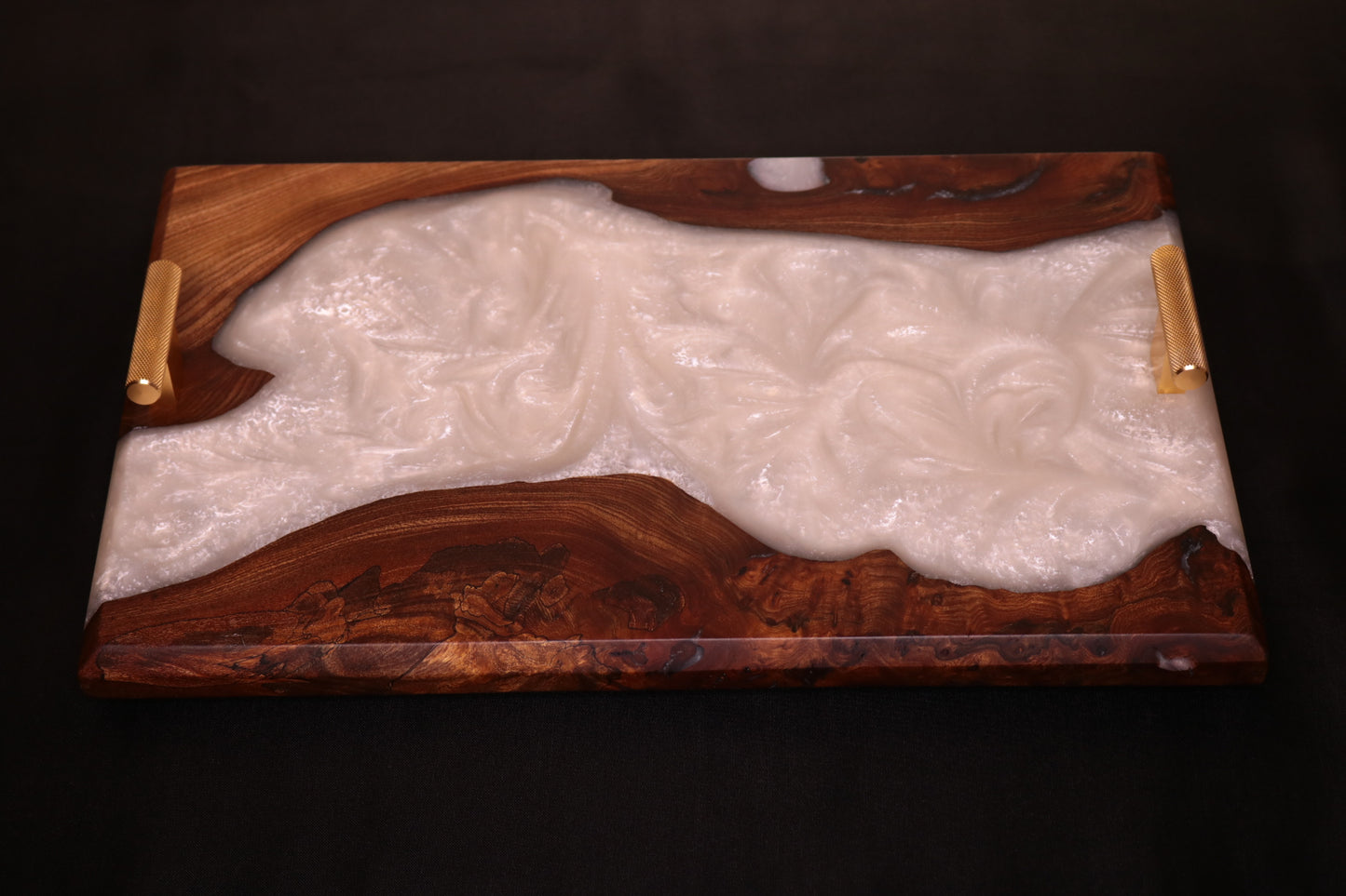 Pearlescent Burl Elm Serving Board