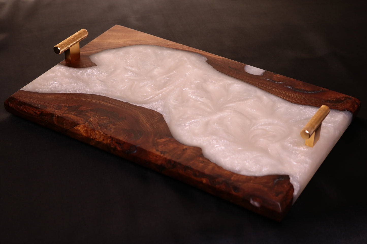Pearlescent Burl Elm Serving Board