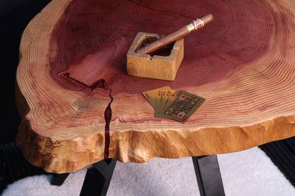 Redwood Cookie Coffee Table