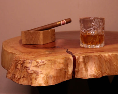 Redwood Cookie Coffee Table