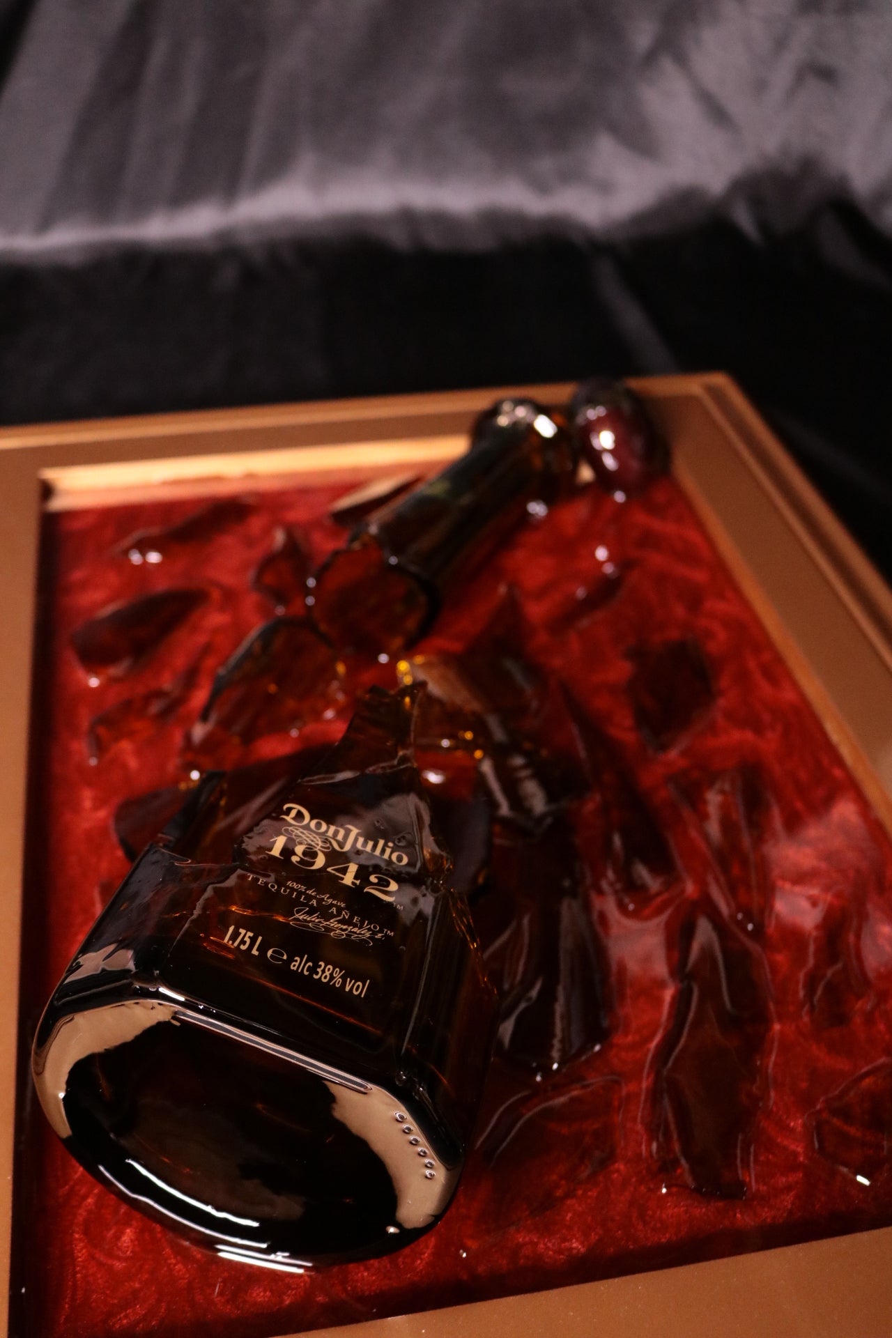 Don Julio 1942 Magnum Bottle Resin Art