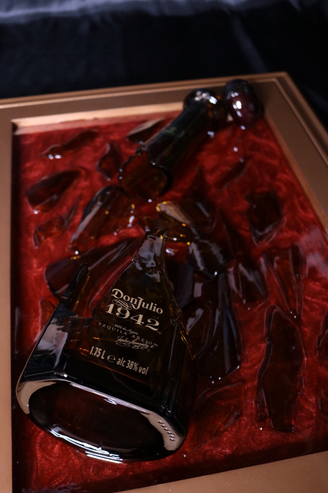 Don Julio 1942 Magnum Bottle Resin Art