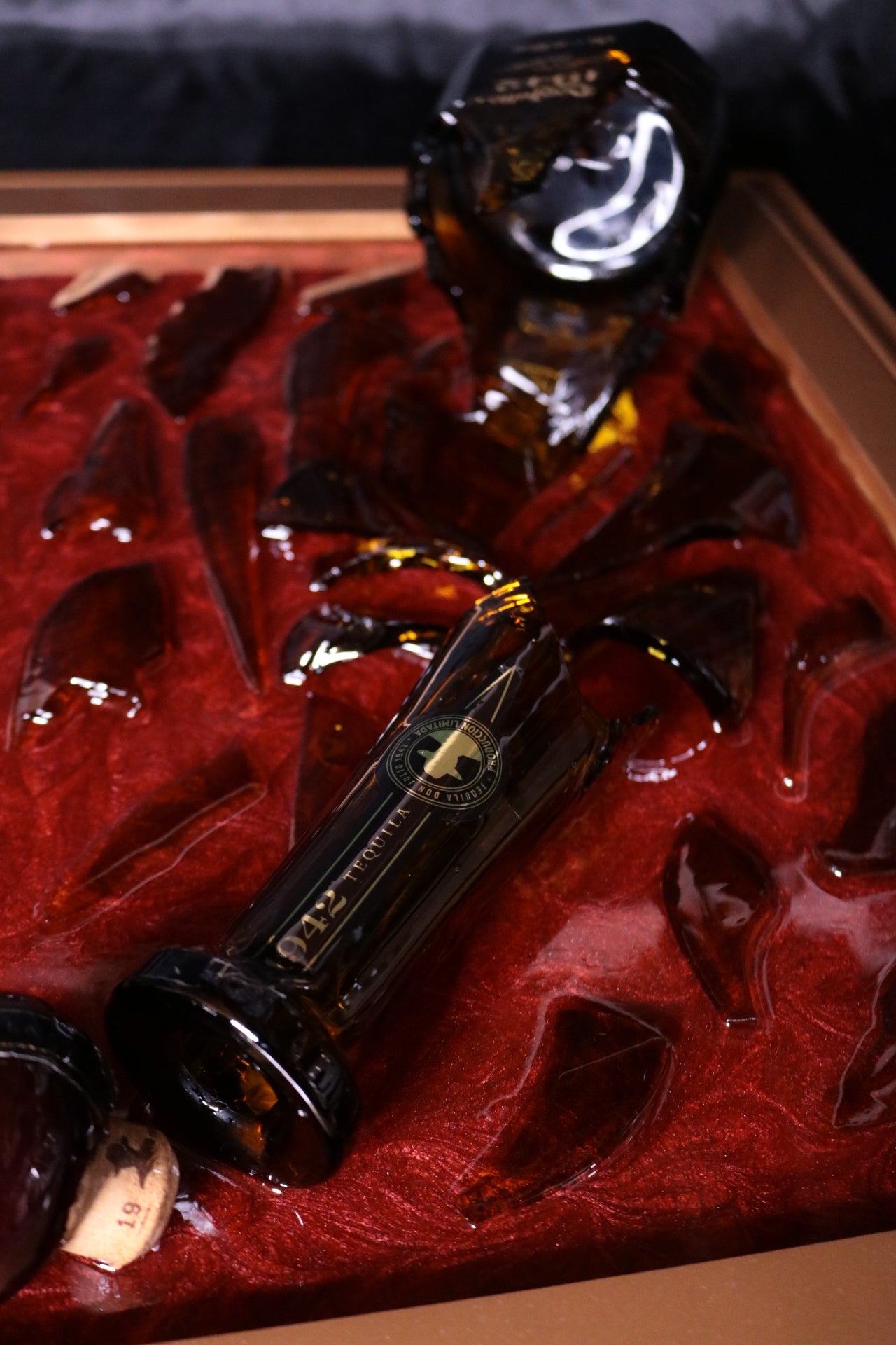 Don Julio 1942 Magnum Bottle Resin Art