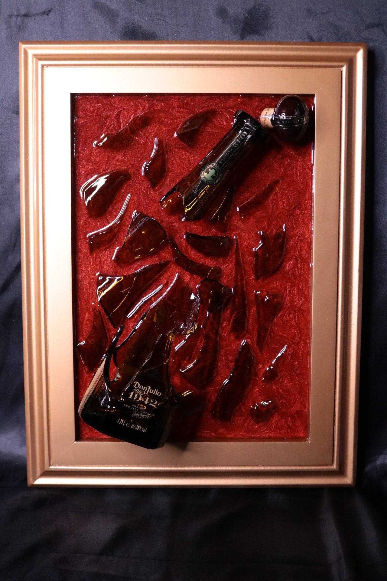 Don Julio 1942 Magnum Bottle Resin Art
